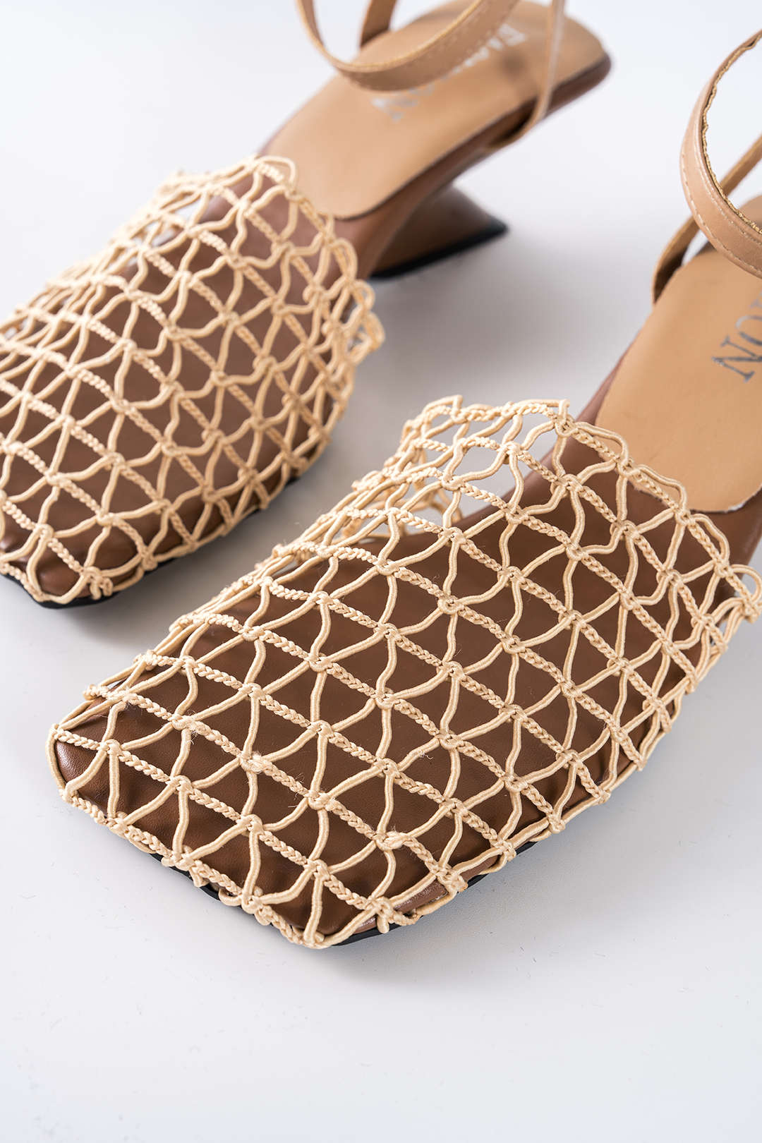 Hollow Out Faux Leather Sandals
