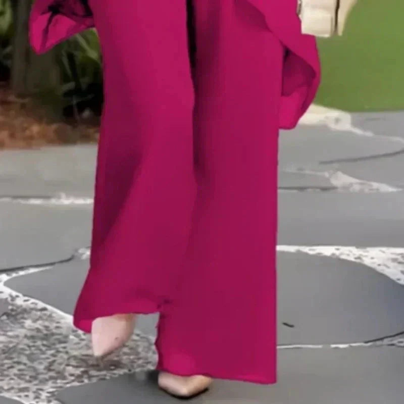 Herlene | Chic Asymmetric Top & Trouser Set