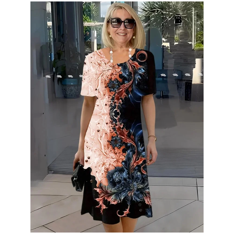 Viviana™ | Printed Relaxed Dress