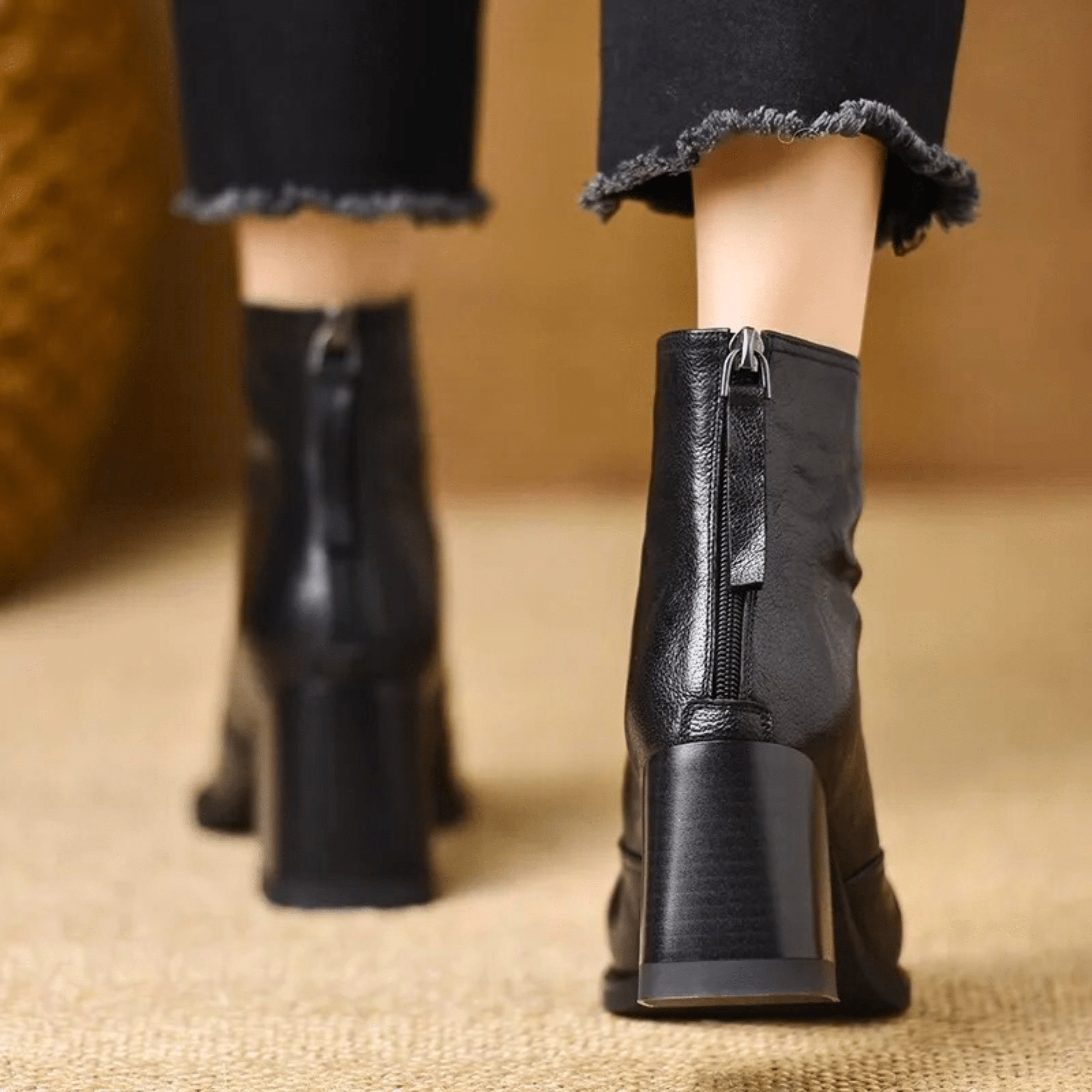 Kassandra - Luxury Mid Heel Boots